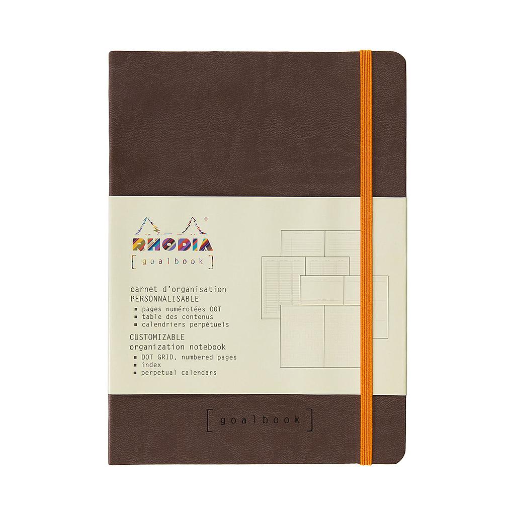 Rhodia Goalbook A5 Dotted Chocolate