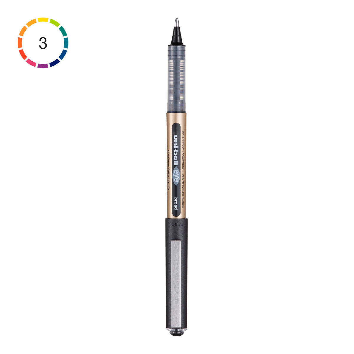 Uni-Ball Eye 10E Broad Rollerball Pen 1.0 mm