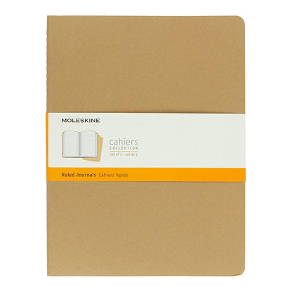 Moleskine Cahier X-Large Journal Ruled Set of 3