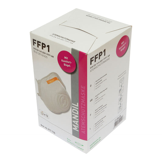 Ekastu Safety Filtering Facepiece Mandil FFP1 12-Pack