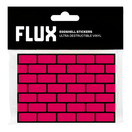 FLUX Eggshell Stickers 50 pcs Bricks Magenta