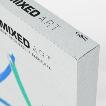 HAND MIXED Solid Paint Marker Pro ART 6 Set, White + Colors