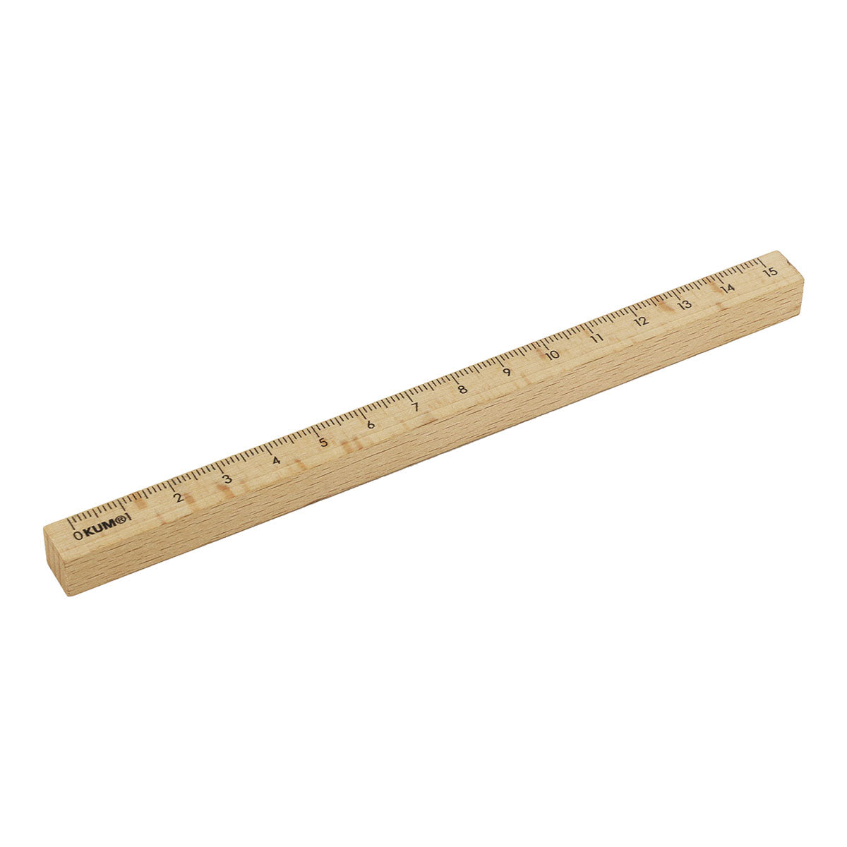 KUM Wood Ruler 15 cm