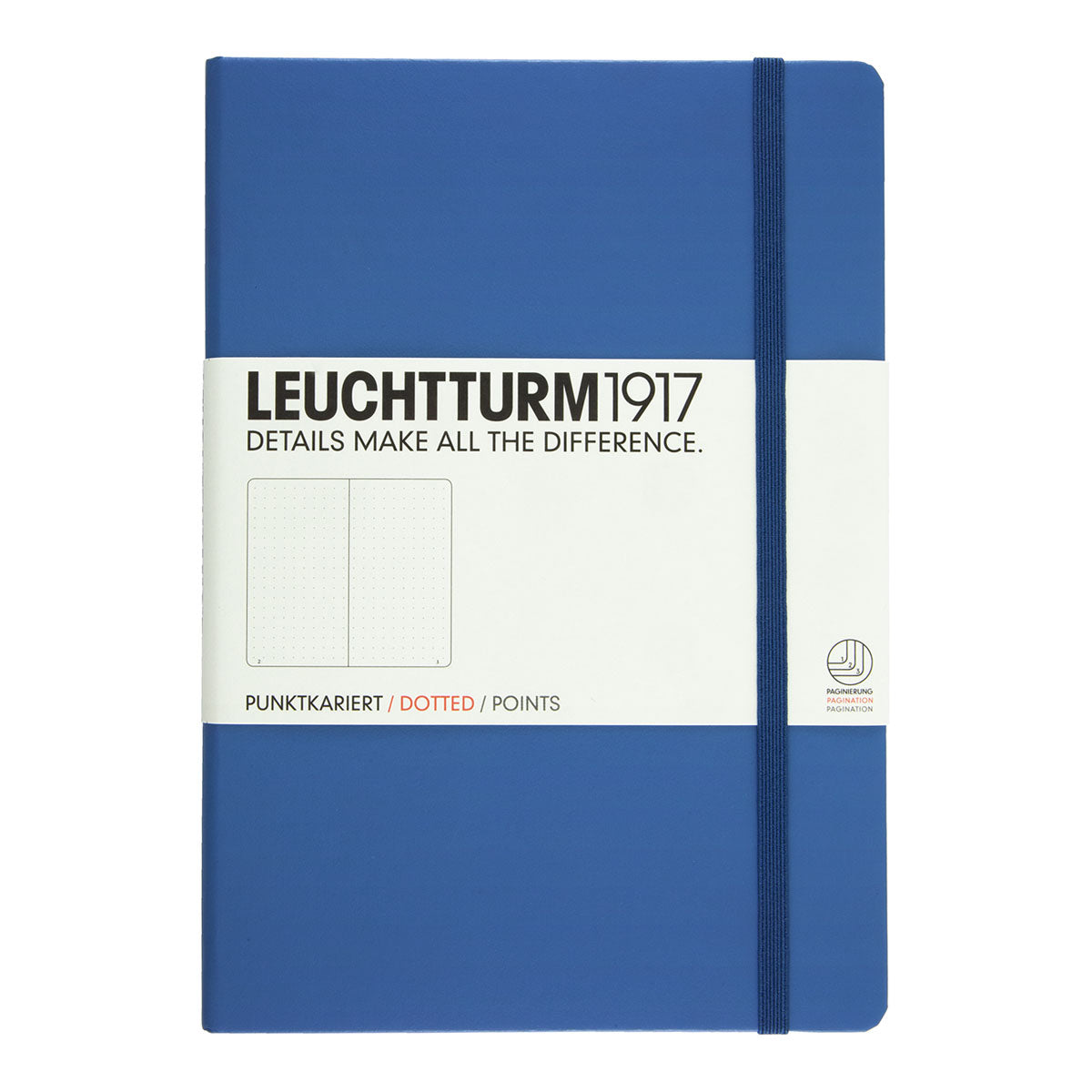 Leuchtturm1917 Notebook A5 Hard Cover, Dotted