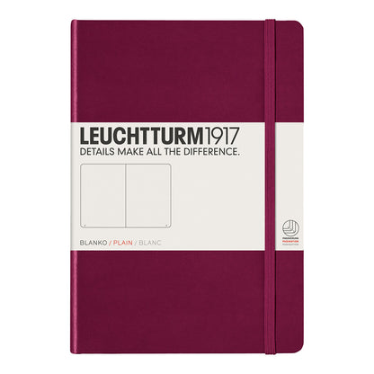 Leuchtturm1917 Notebook A5 Hard Cover, Plain