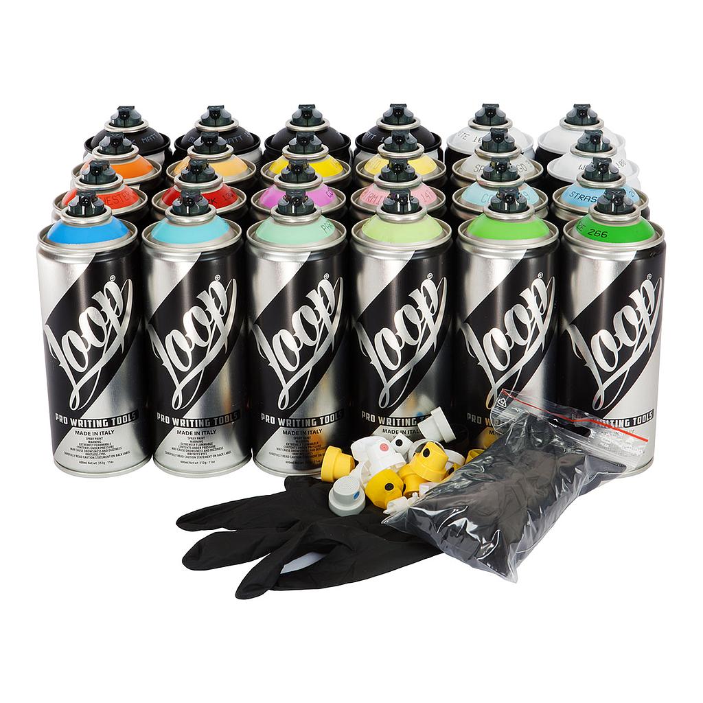 Loop Spray Paint 400ml 24-Pack, A