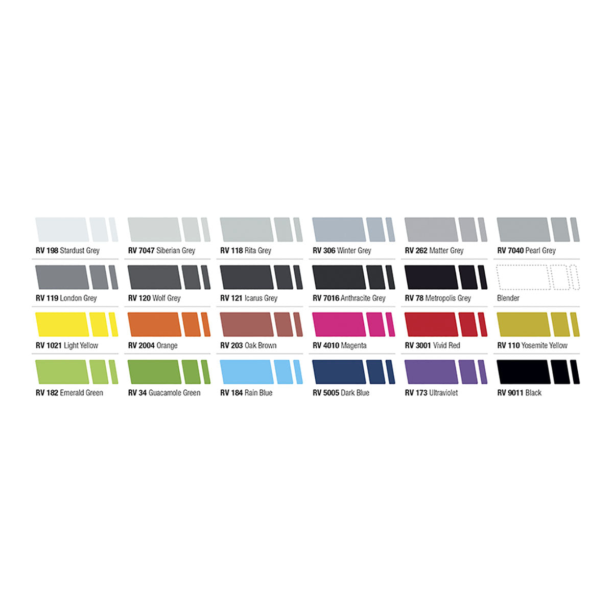 MTN 94 Graphic Marker 24-pack Grey &amp; Basic Colors