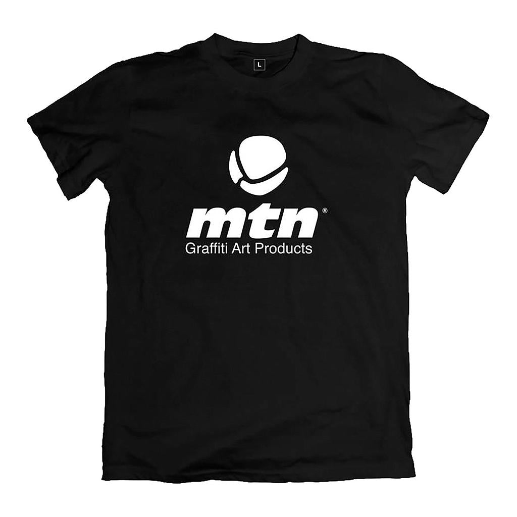 MTN Basic Logo Front Black Tee