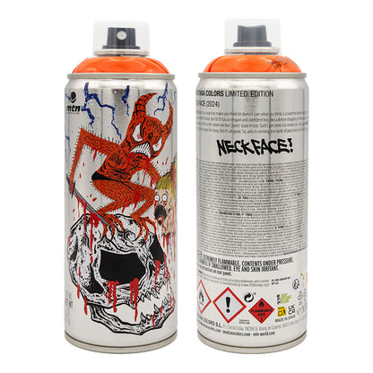 MTN Neckface Limited Edition Spray Paint 400ml, Kalani Orange