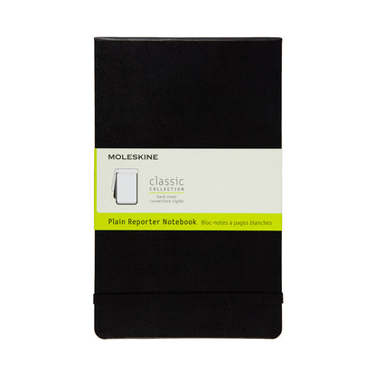 Moleskine Classic Reporter Large Notebook Hard Cover Plain