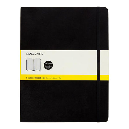 Moleskine Classic X-Large Notebook Soft Cover Squared