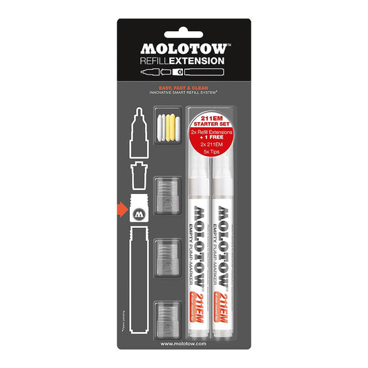 Molotow 211EM Refill Extension Starter Kit