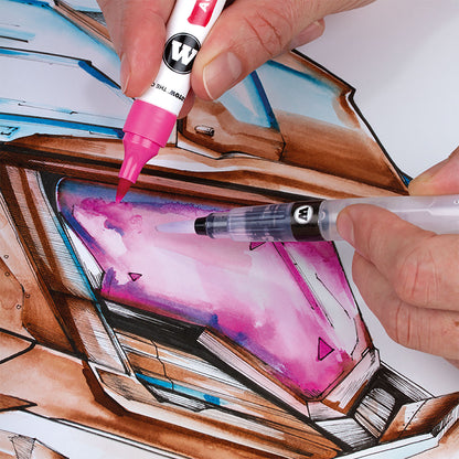 Molotow Aqua Color Brush 12 Set Basic Colors 1