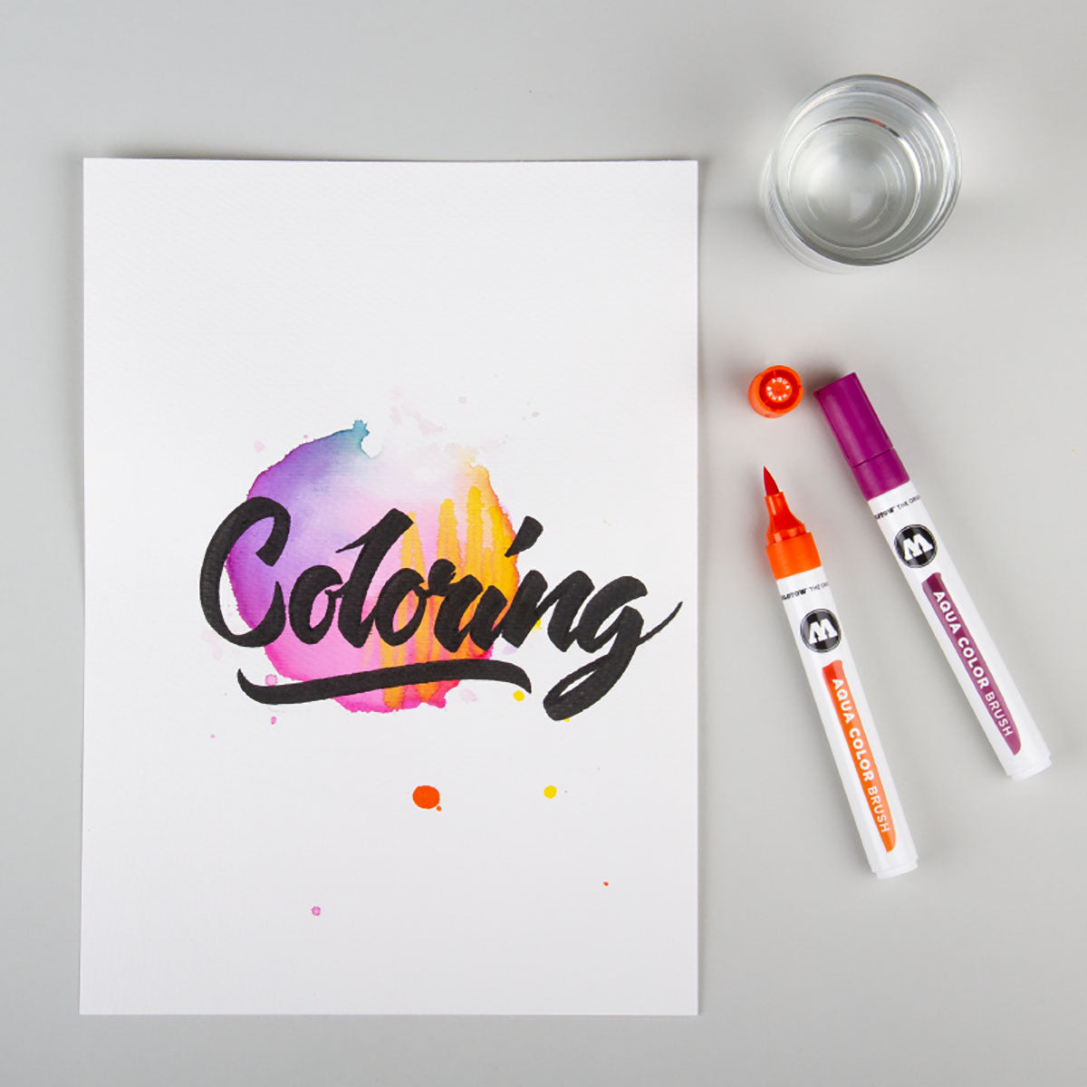 Molotow Aqua Color Brush 12 Set Basic Colors 1