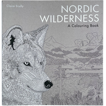 Nordic Wilderness A Colouring Book by Claire Scully