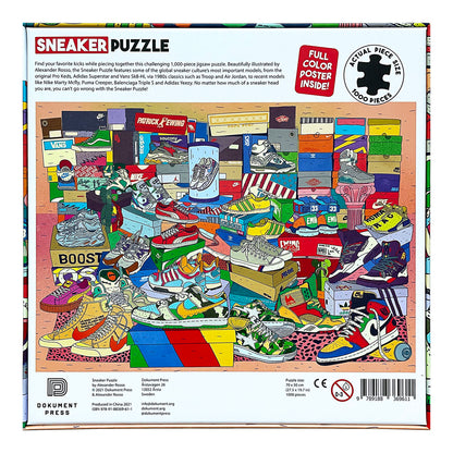 Sneaker Puzzle 1000 pcs Illustrated by Alexander Rosso