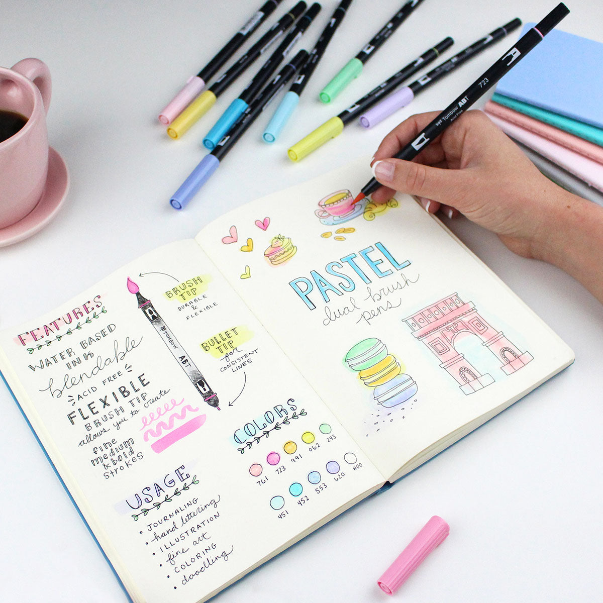 Tombow ABT Dual Brush Pen Colorless Blender