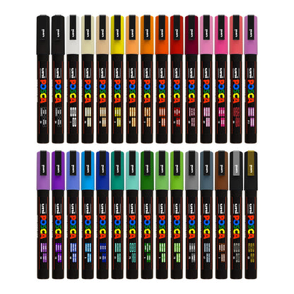 Uni Posca Markers PC-3M, 30set