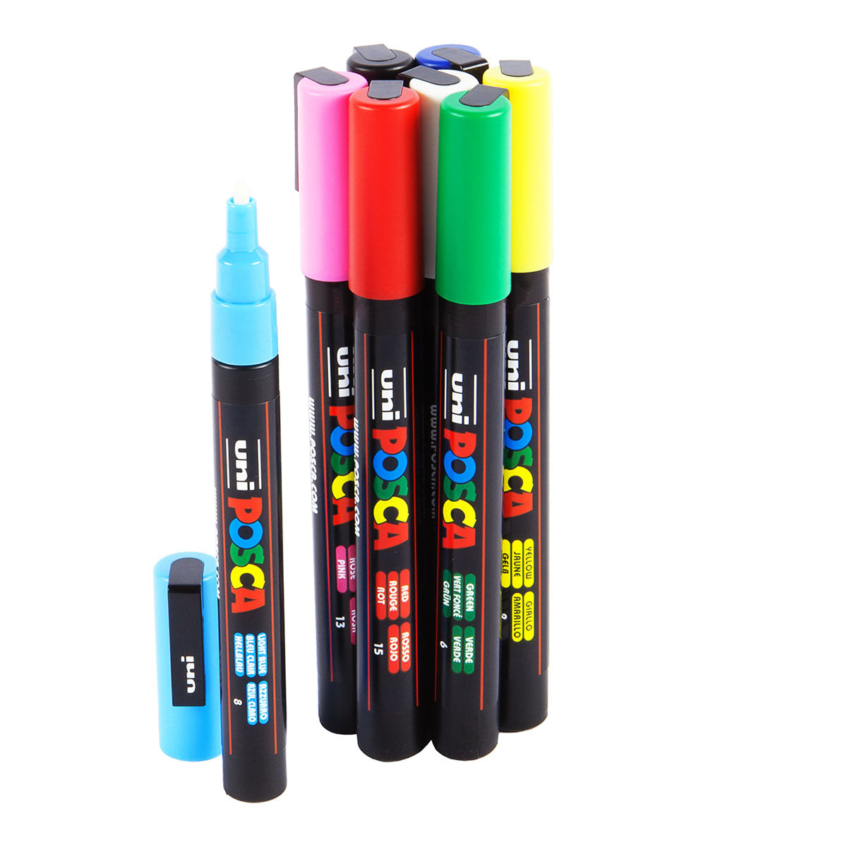 Uni Posca Markers PC-3M, 8set