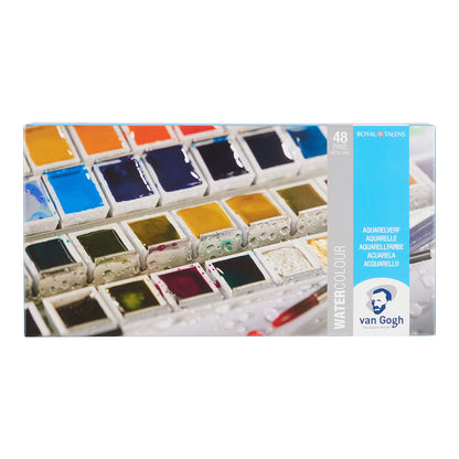 Van Gogh Watercolour Metal Case Half Pans 48 Set