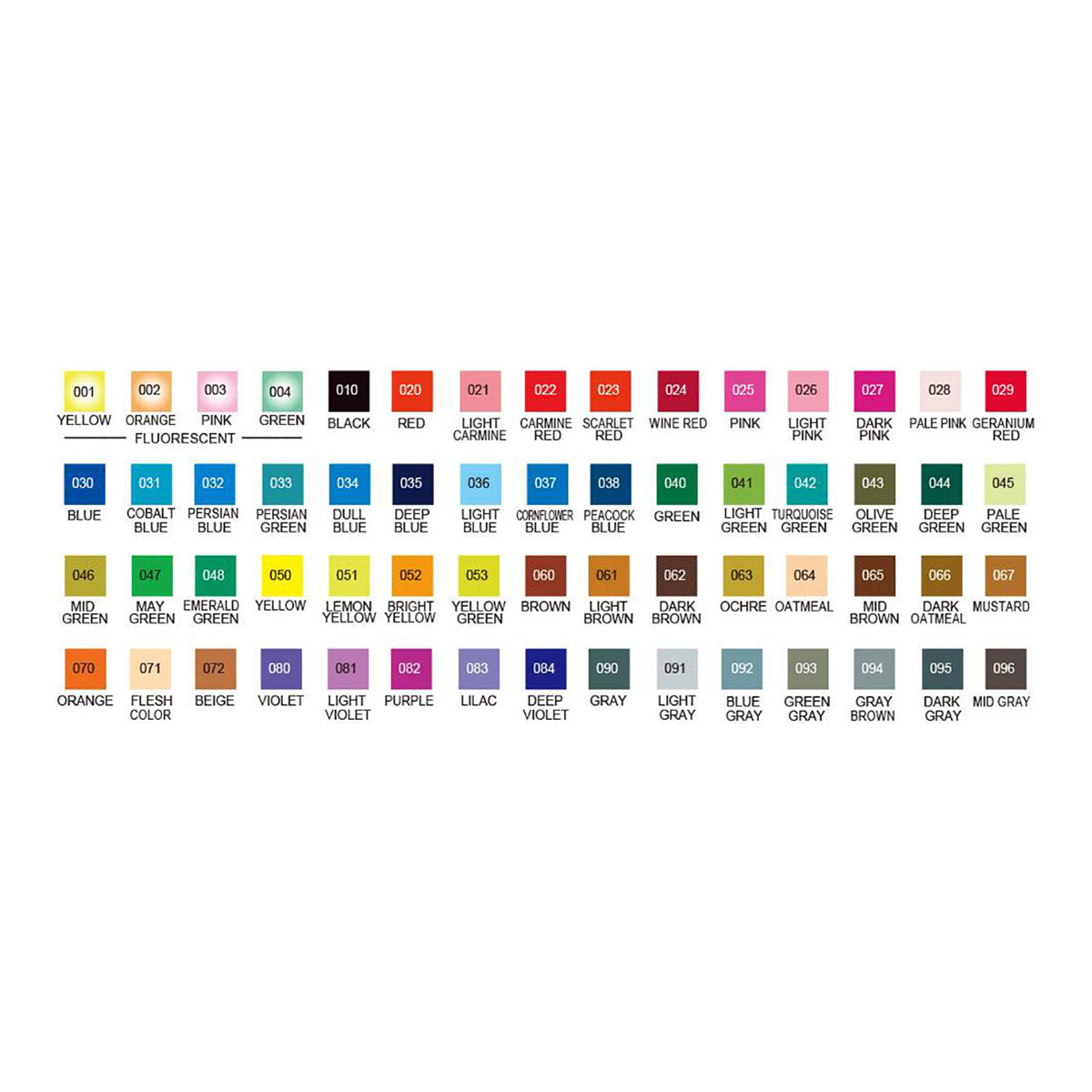 ZIG Kuretake Clean Color Real Brush Pen 60 Set