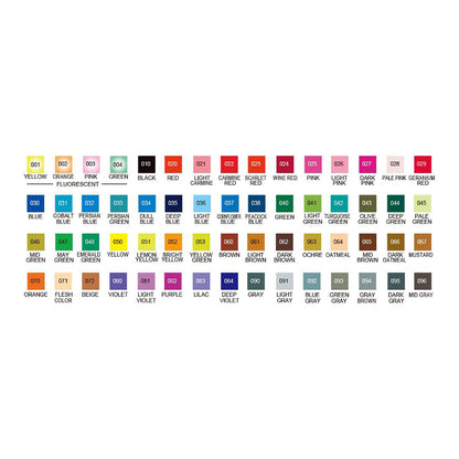 ZIG Kuretake Clean Color Real Brush Pen 60 Set