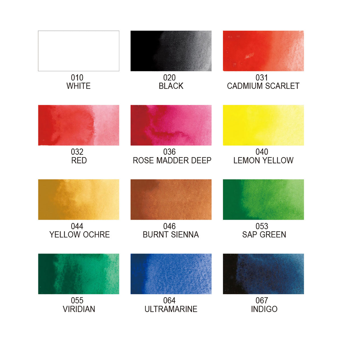 ZIG Kuretake Gansai Tambi Watercolor 12 set