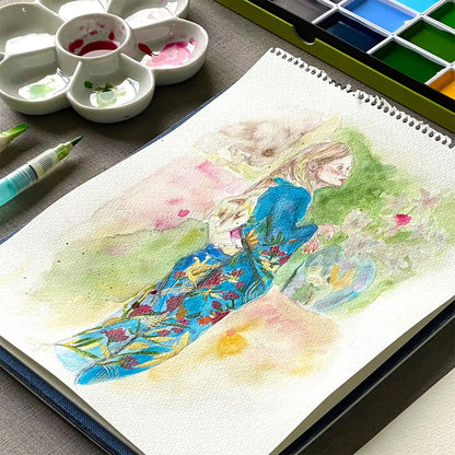 ZIG Kuretake Gansai Tambi Watercolor 12 set