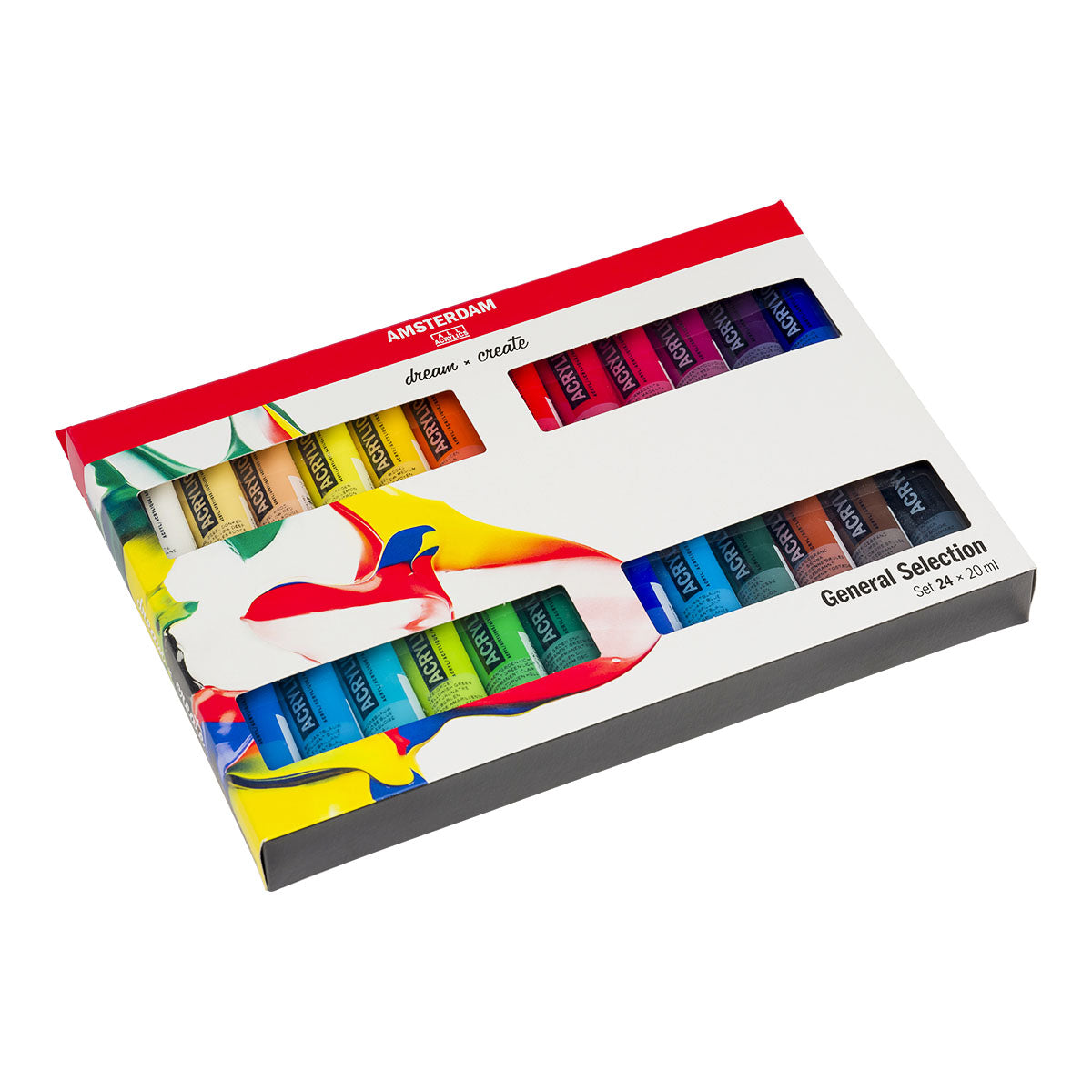 Amsterdam Standard Acrylic Paint 20 ml 24 Set General Selection