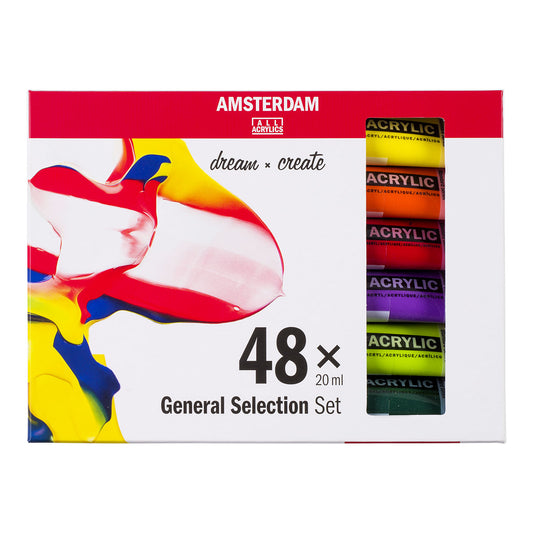 Amsterdam Standard Acrylic Paint 20 ml 48 Set General Selection