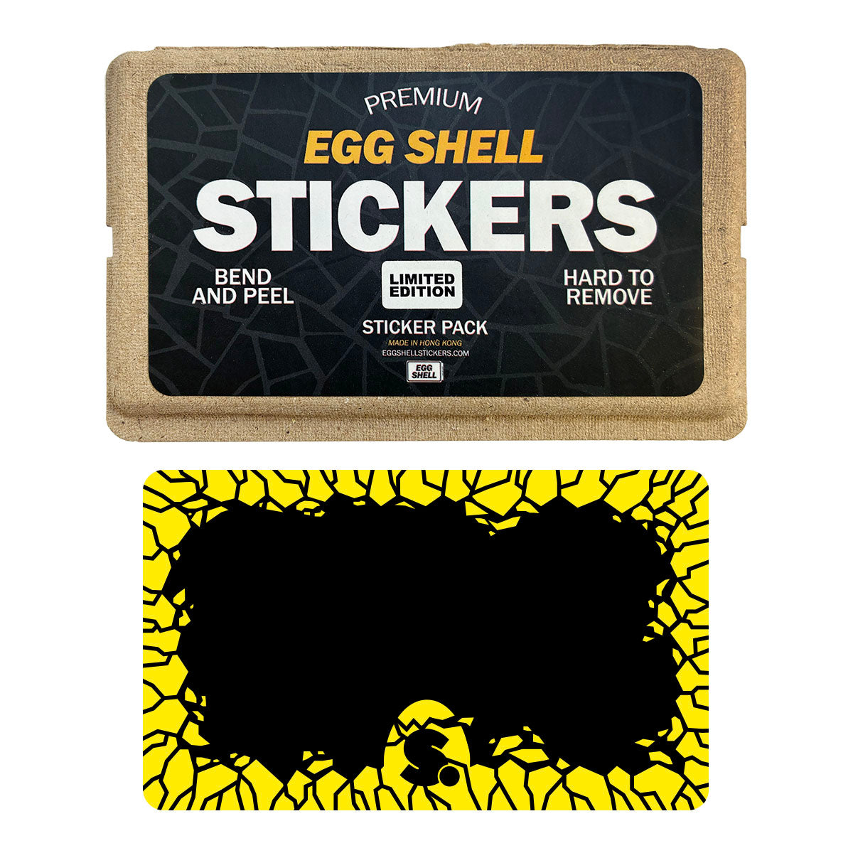 Egg Shell Stickers X Spray Daily Cracked Ltd. Edition 50 pcs