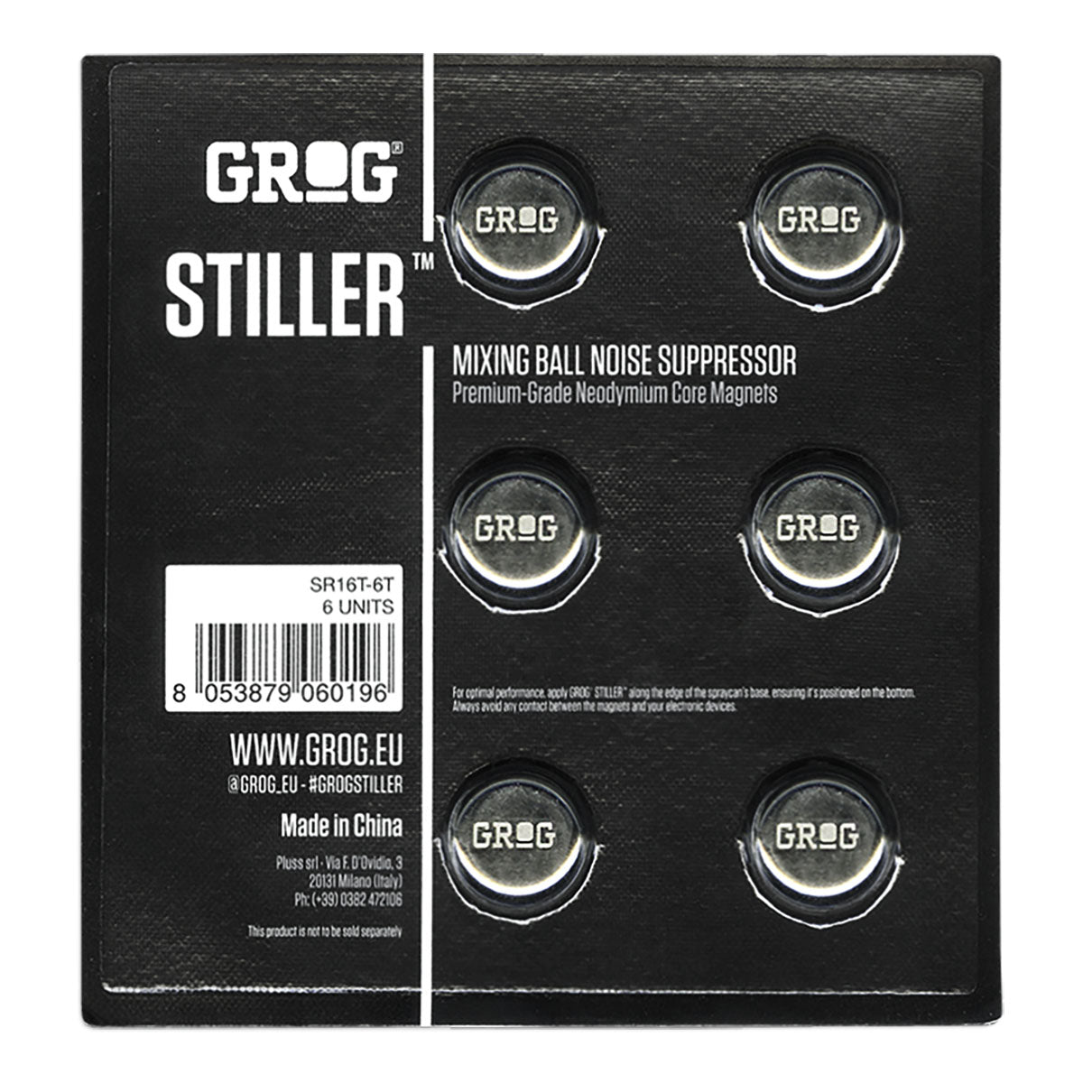 Grog Stiller Neodymium Magnets 6-pack
