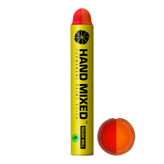 HAND MIXED Rough Wall Paint Stick Fluo, Fire
