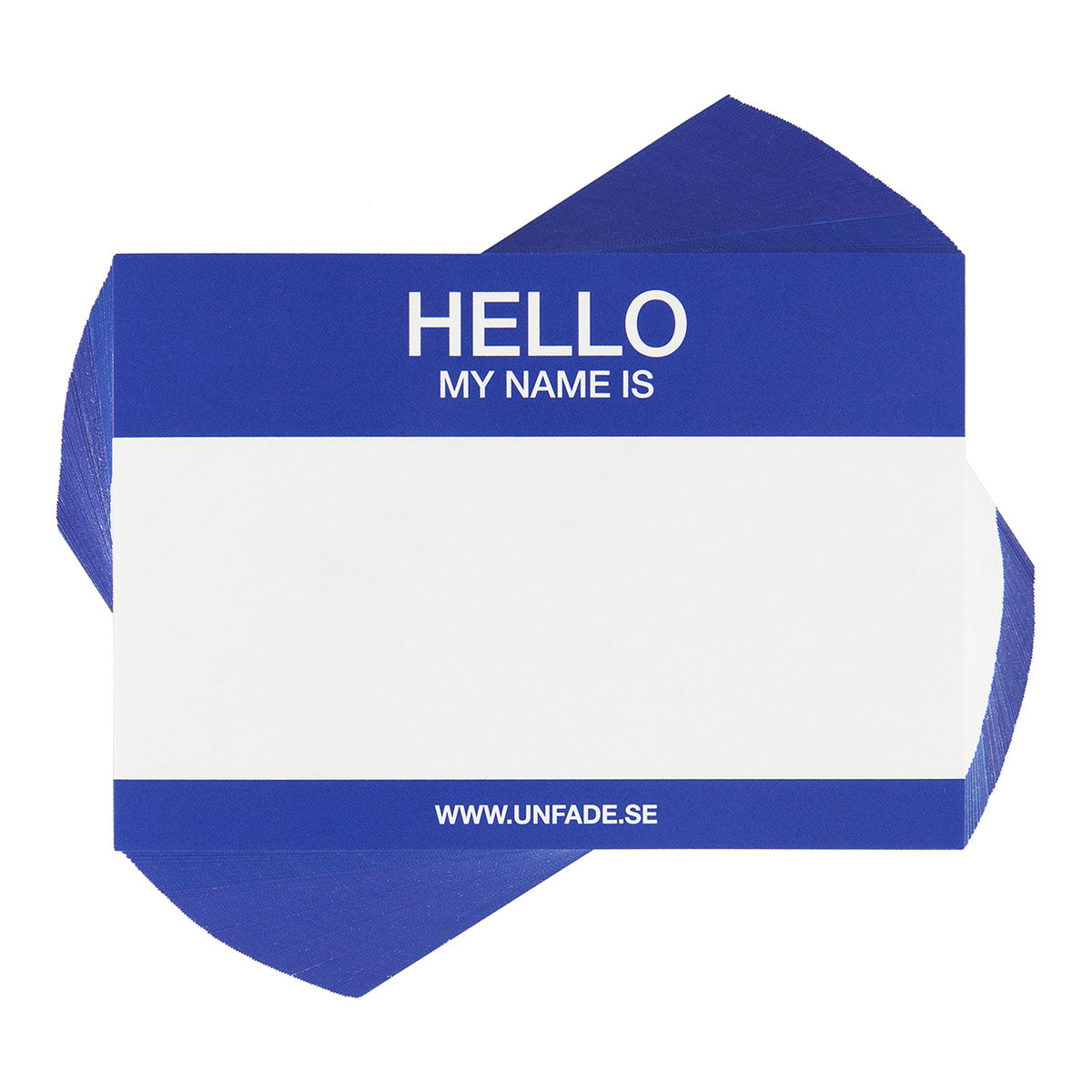 Hello My Name Is Stickers Blue, 100 pcs