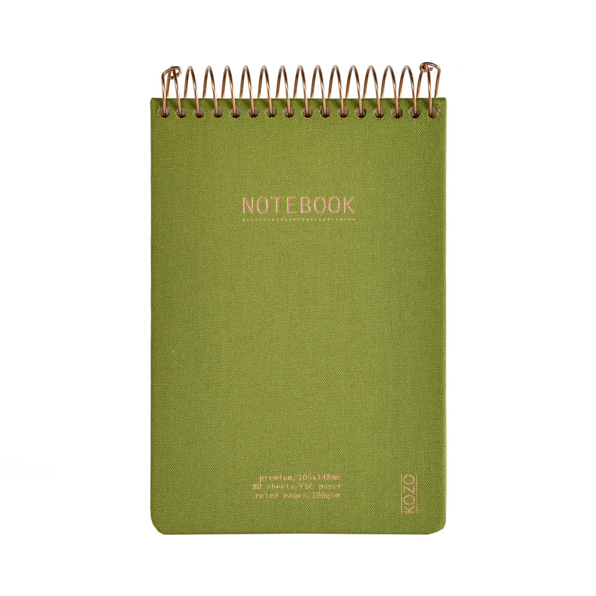 Kozo Premium A6 Notebook Ruled 160 Pages
