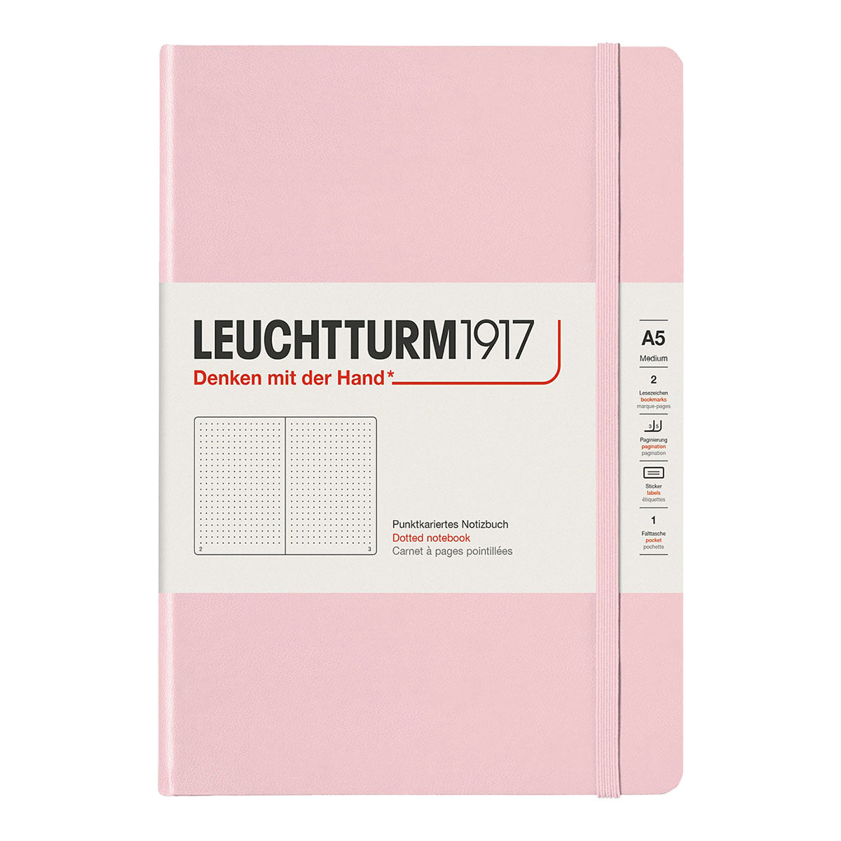 Leuchtturm1917 Notebook A5 Hard Cover, Dotted