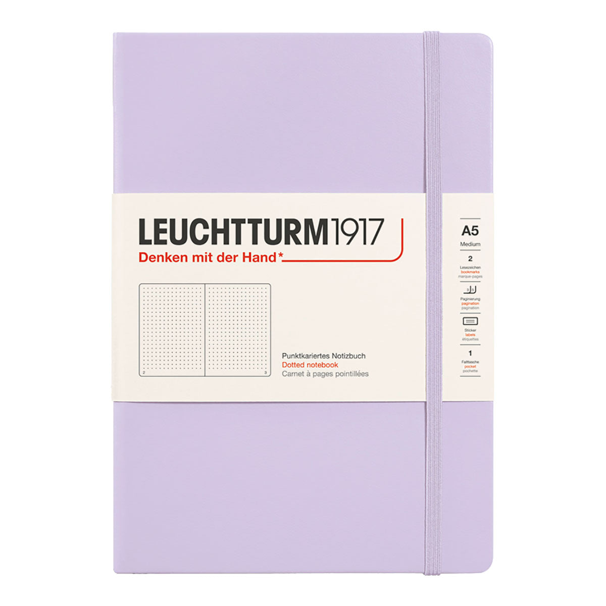 Leuchtturm1917 Notebook A5 Hard Cover, Dotted