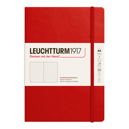 Leuchtturm1917 Notebook A5 Hard Cover, Dotted