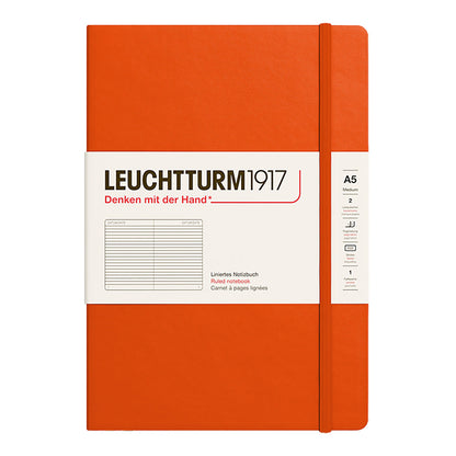 Leuchtturm1917 Notebook A5 Hard Cover, Ruled