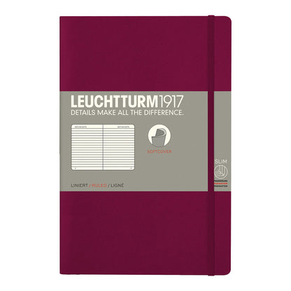 Leuchtturm1917 Notebook B6+ Soft Cover, Ruled