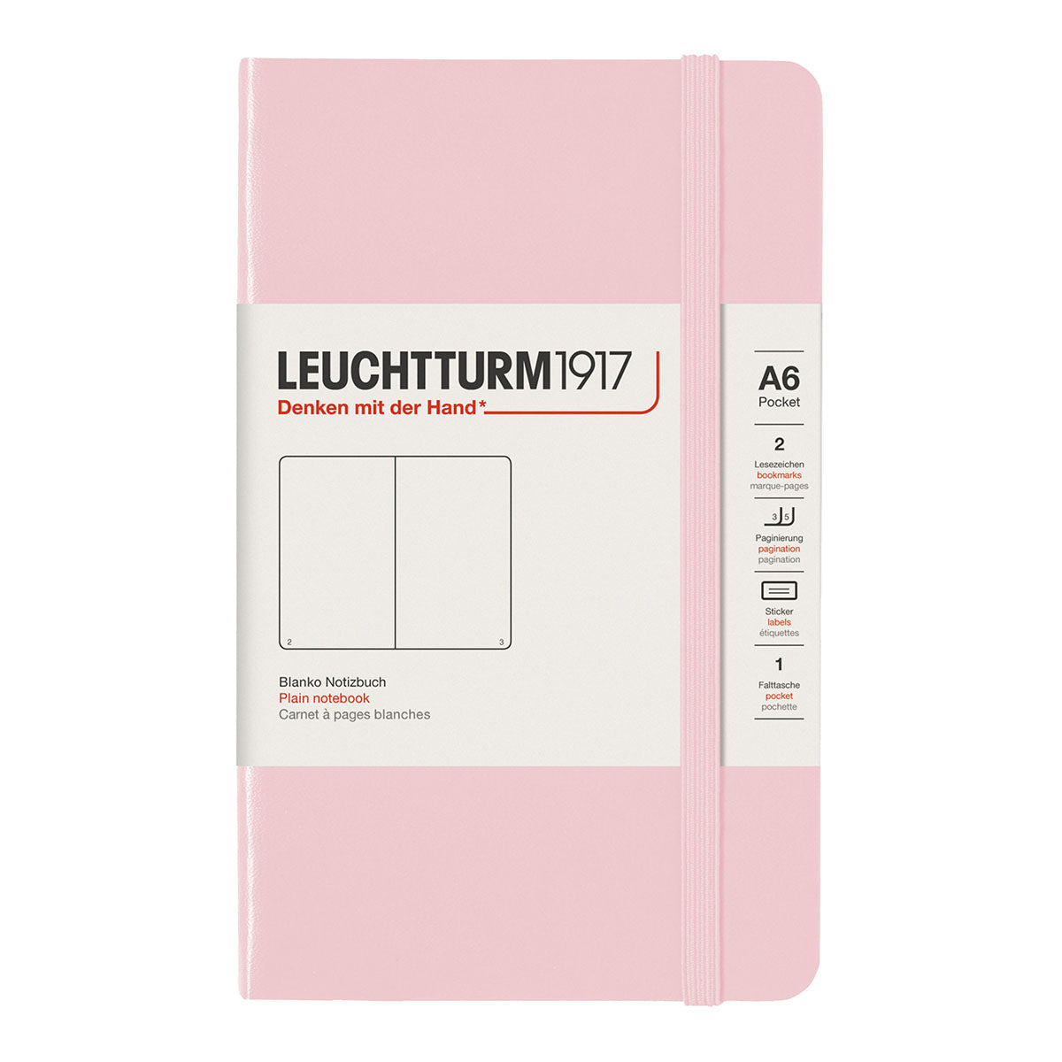 Leuchtturm1917 Pocket Notebook A6, Plain