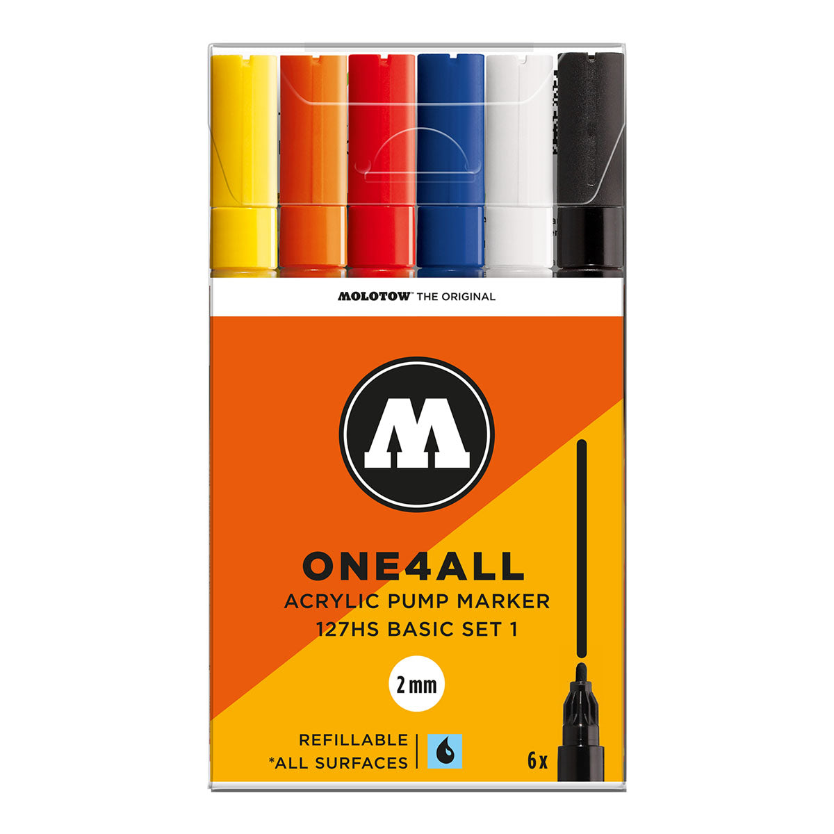 Molotow ONE4ALL 127HS 6set Basic 1