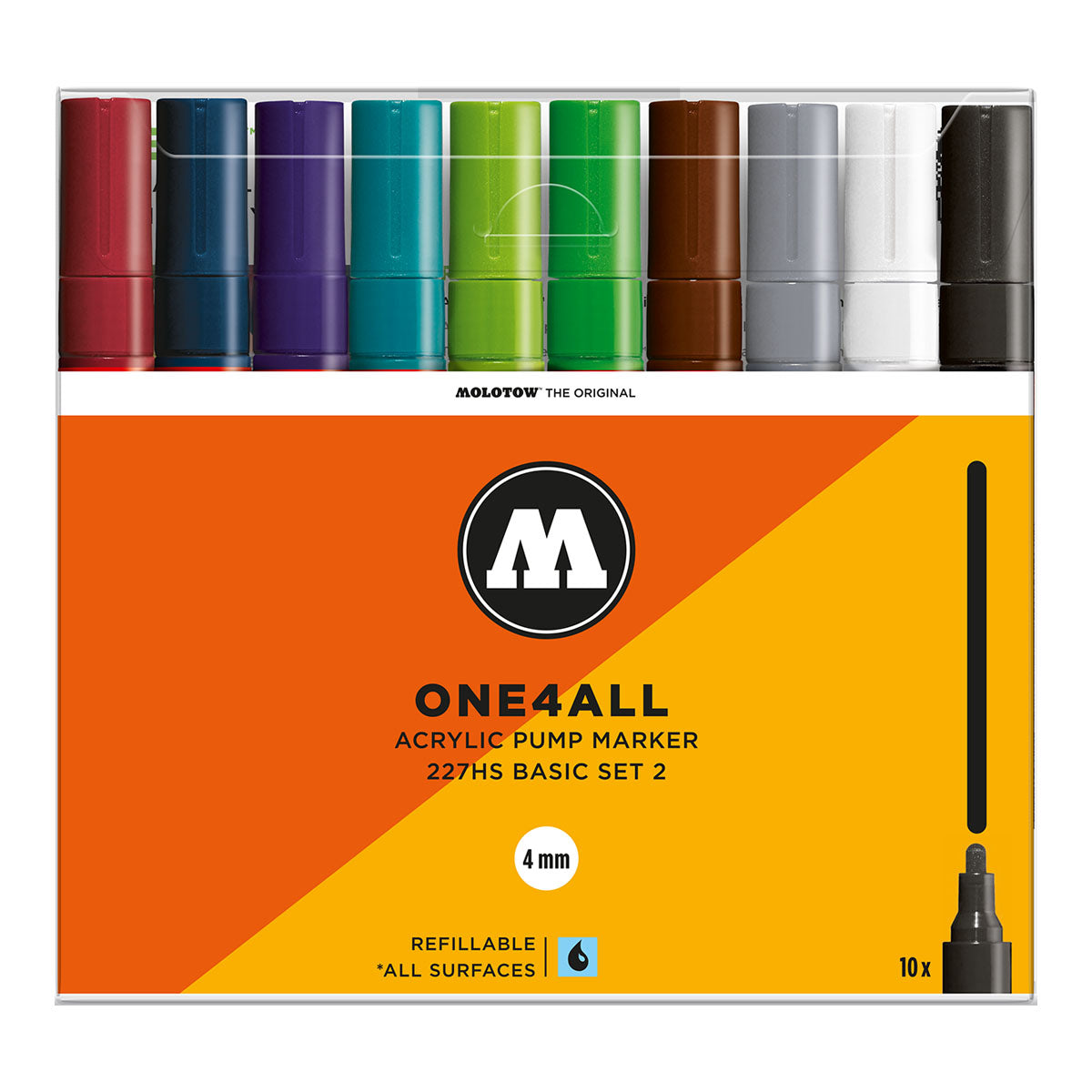 Molotow ONE4ALL 227HS 10set Basic 2