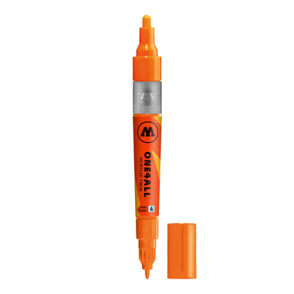 Molotow ONE4ALL Acrylic Twin Marker - 218 Neon Orange Fluo