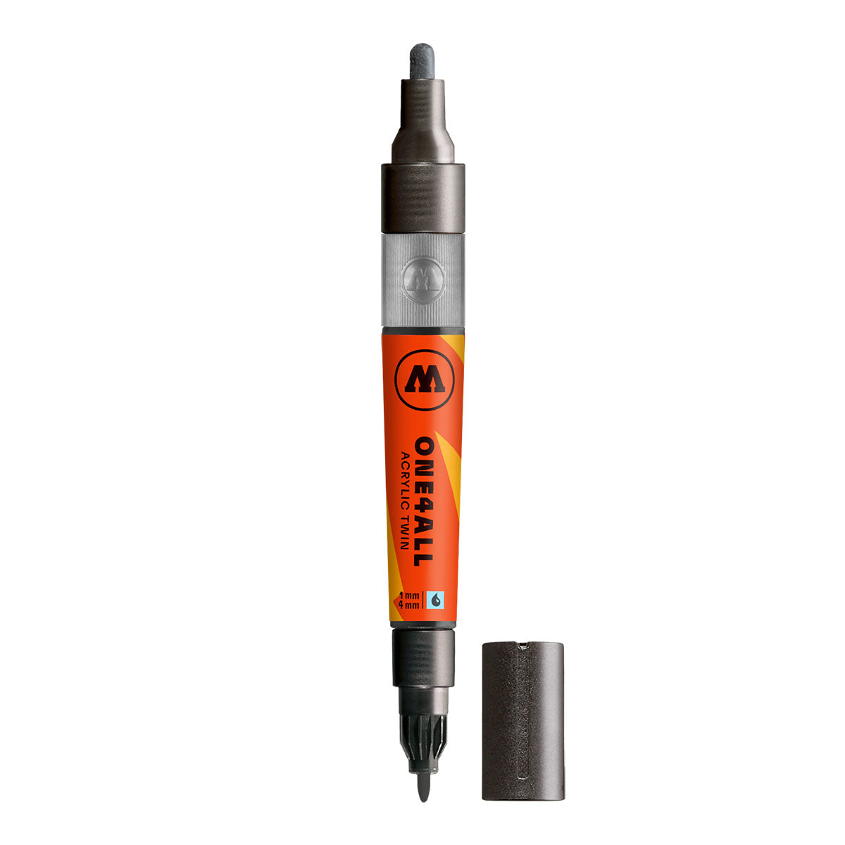 Molotow ONE4ALL Acrylic Twin Marker - 223 Metallic Black