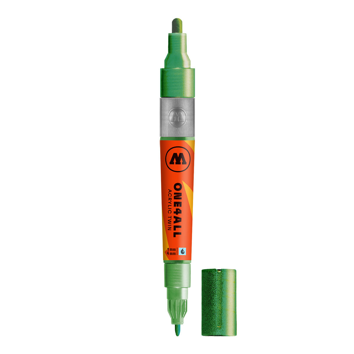 Molotow ONE4ALL Acrylic Twin Marker - 226 Metallic Light Green