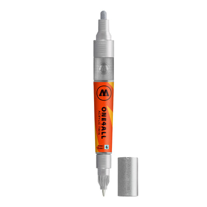 Molotow ONE4ALL Acrylic Twin Marker - 227 Metallic Silver