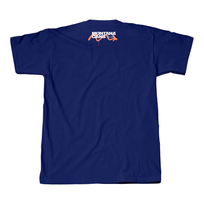 Montana Cans Buff T-Shirt Blue