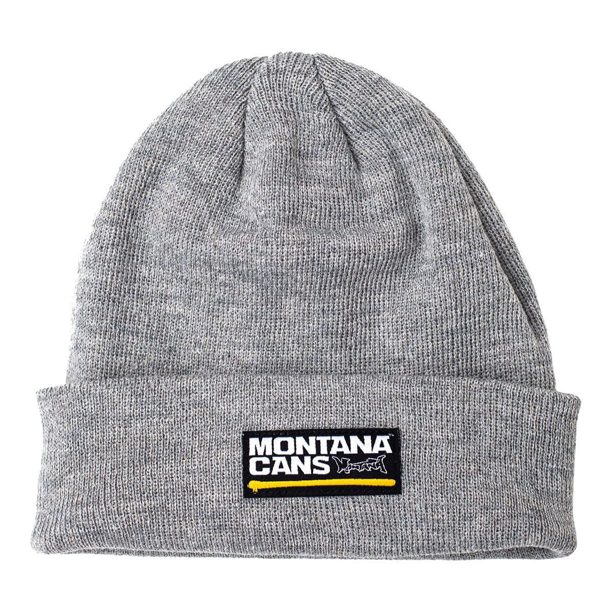 Montana Cans Typo Logo Beanie Grey Heather