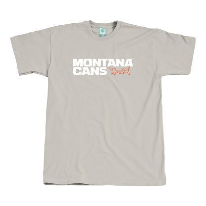 Montana Cans Typo Logo T-Shirt Buzzard